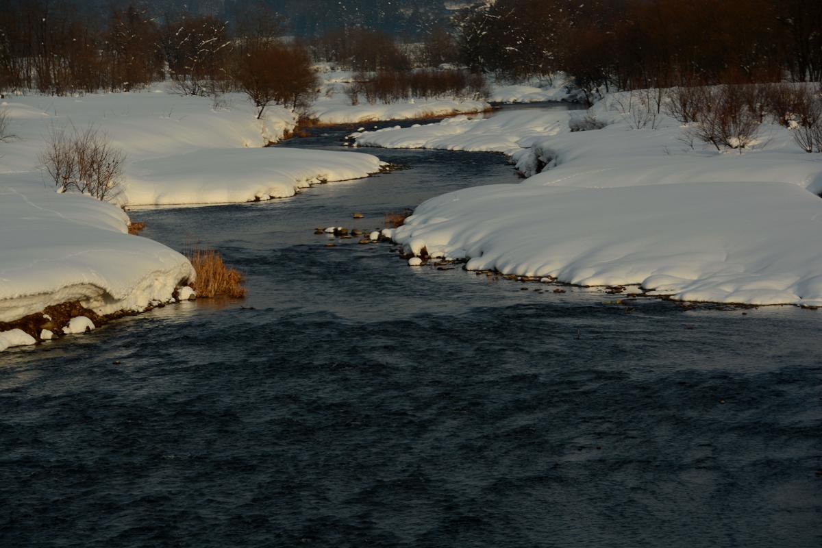 丹生川の流れ